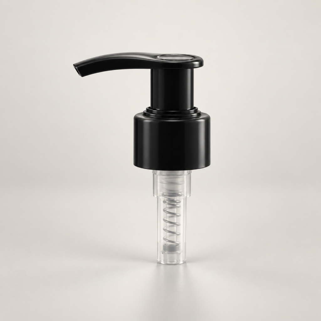 Lotion Pump Bico de Pato Preta 24/410