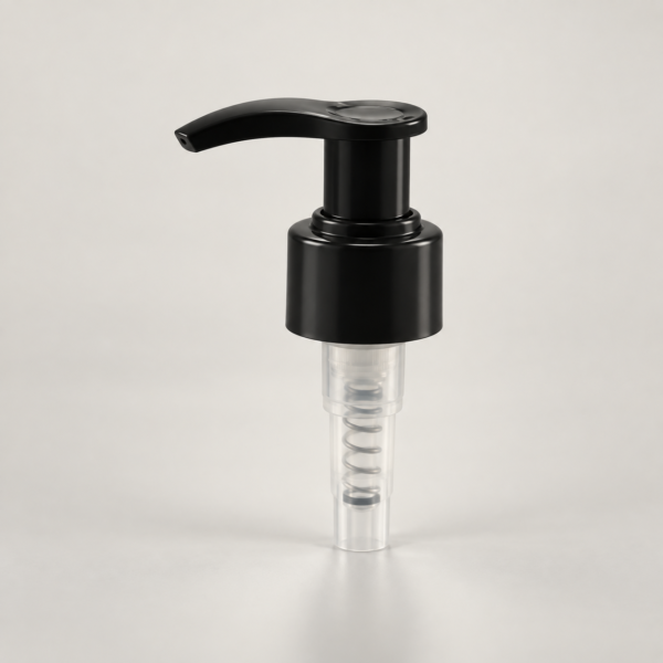Lotion Pump Bico de Pato Preta 28/410
